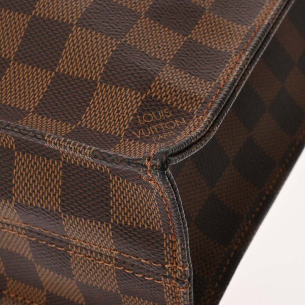 LOUIS VUITTON Louis Vuitton Damier Sac Plat Brown N51140 Men's and Women's Ca... - Picture 7 of 11